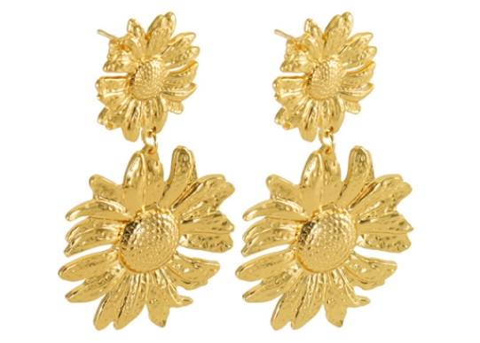 LIVIA SUNFLOWER EARRINGS
