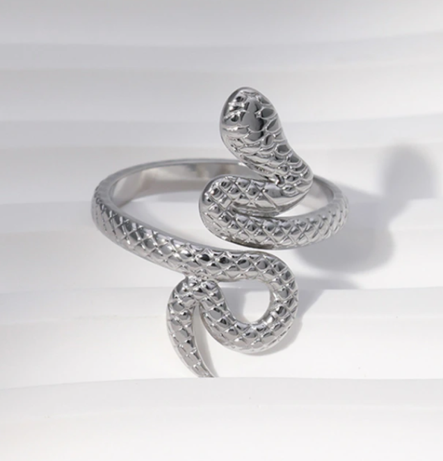 INES SNAKE WRAP ADJUSTABLE RING