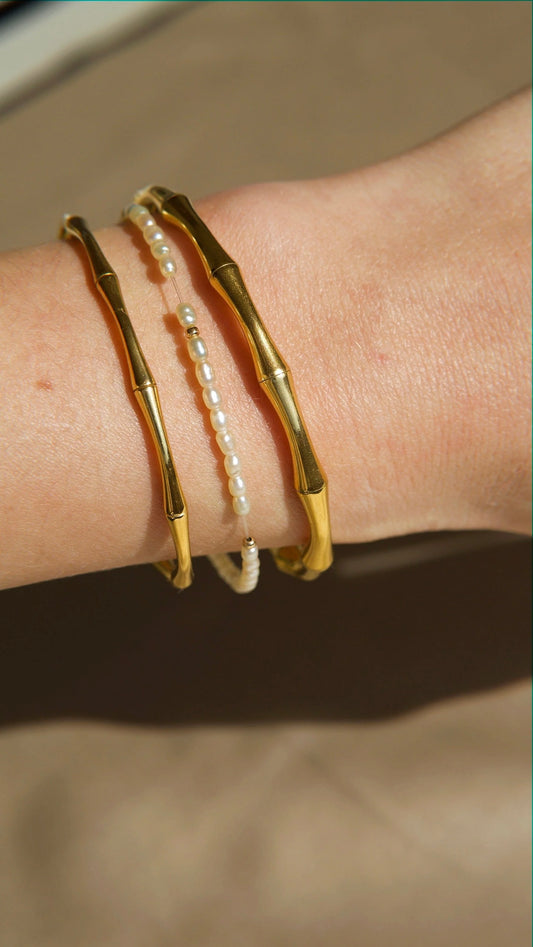 BAMBOO GOLD BRACELET
