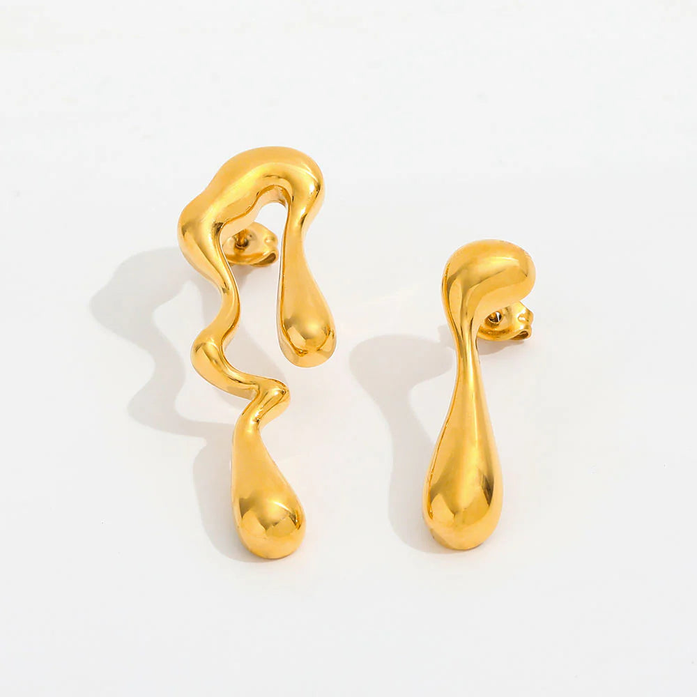 LIQUID WATER DROP EARRINGS
