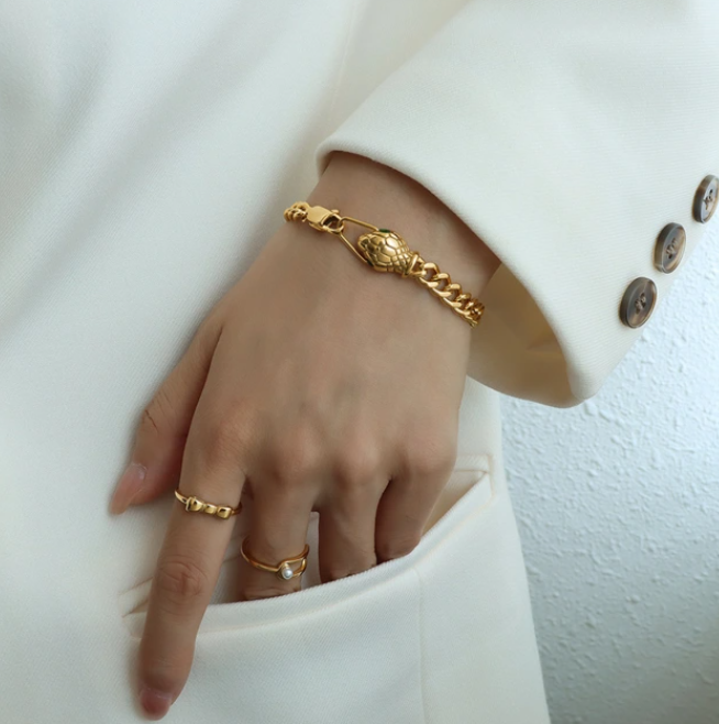 SINEA SNAKEHEAD CHAIN BRACELET