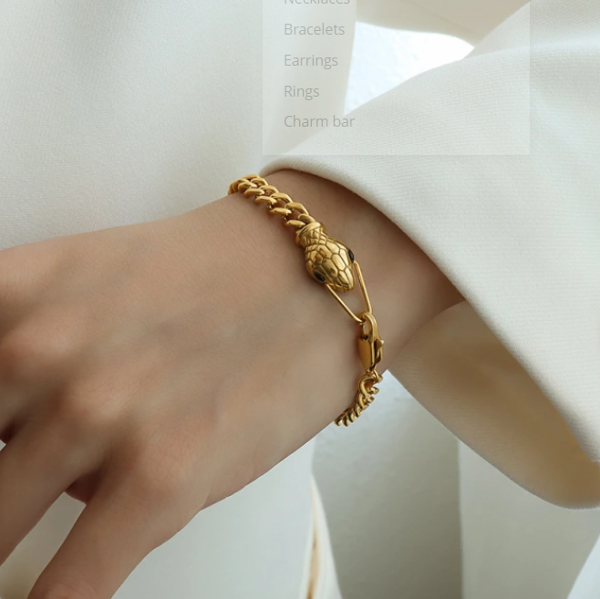 SINEA SNAKEHEAD CHAIN BRACELET