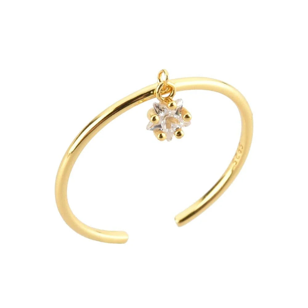 ANI DAINTY MULTICOLOR STAKING RINGS