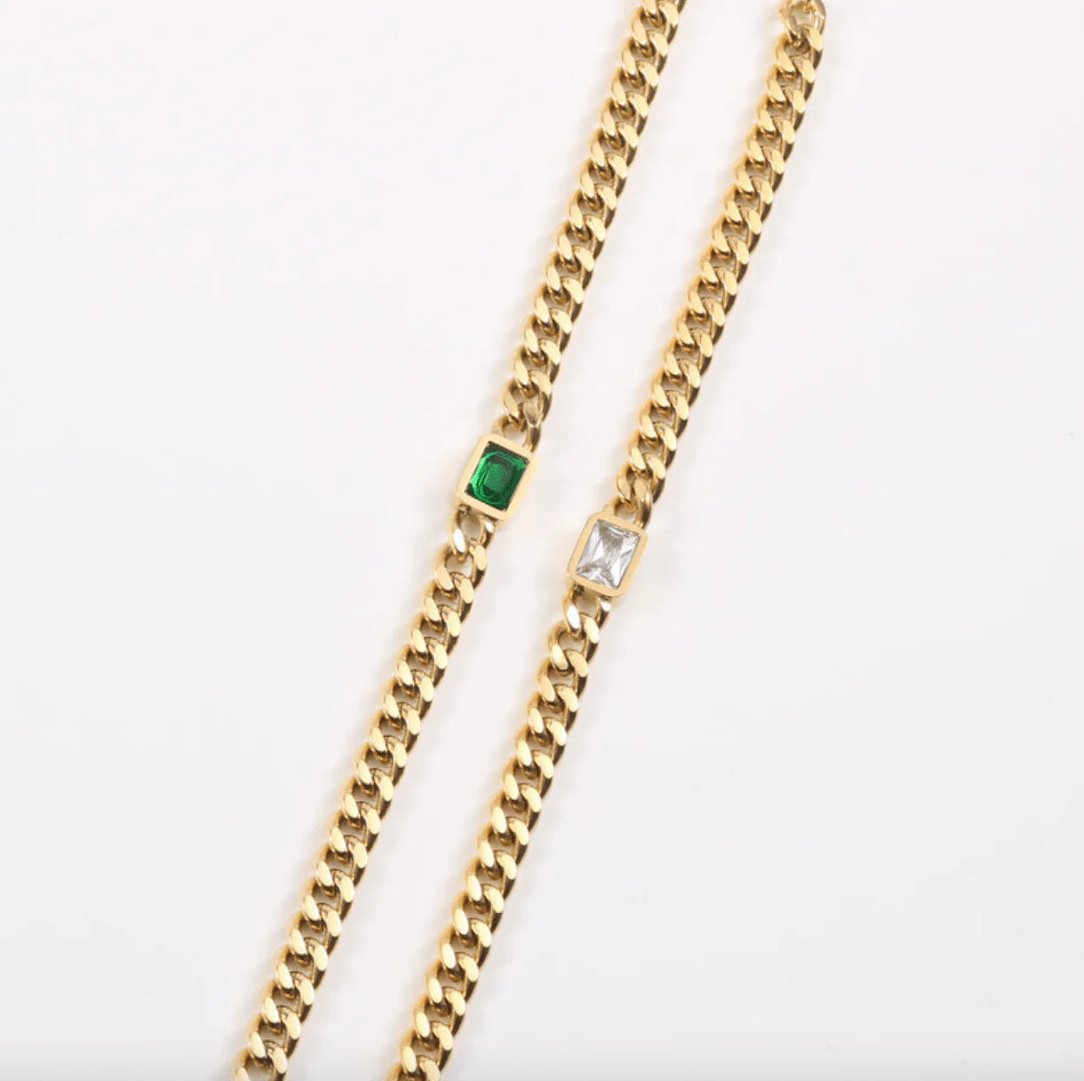 MIRA CUBAN LINK CHAIN BRACELET
