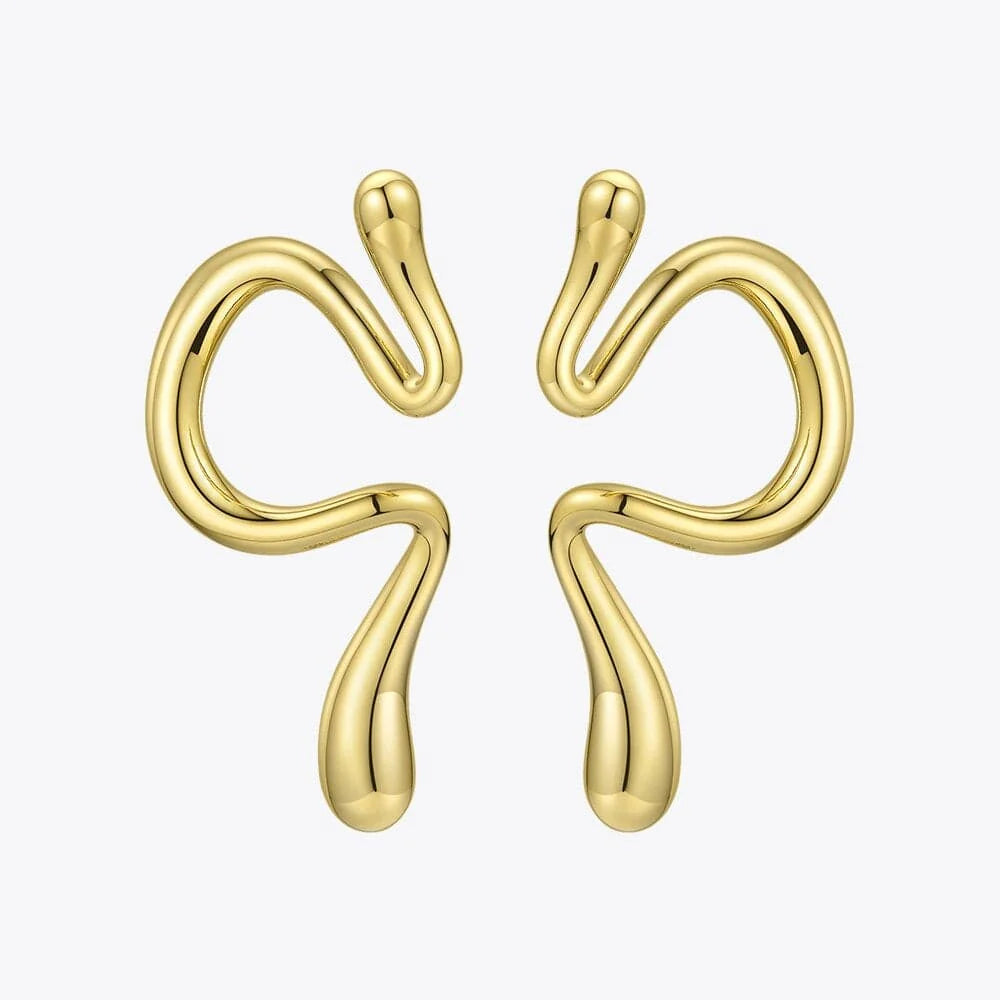 SERENA S-SHAPE CUFF NON-PERCING EARRINGS